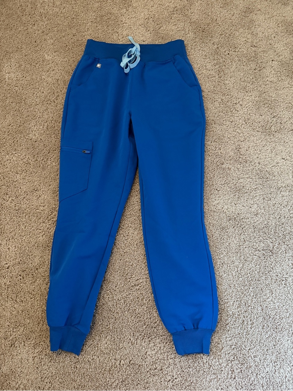 FIGS Royal Blue Zamora Joggers - petite